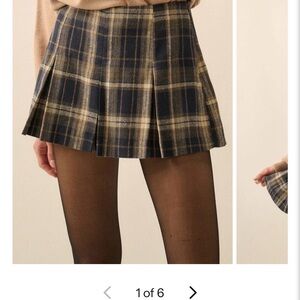 Promesa Mini Plaid Skort